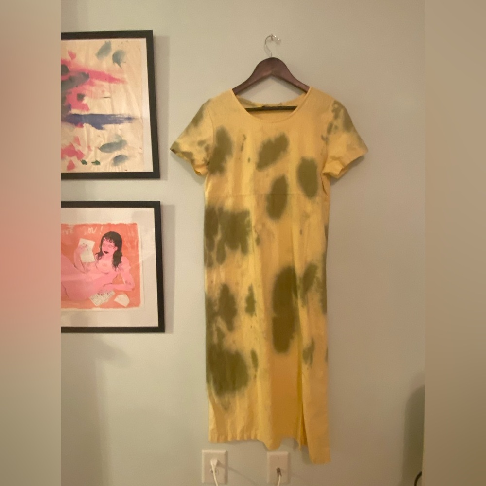 Artisanal dyed dress 100% cotton